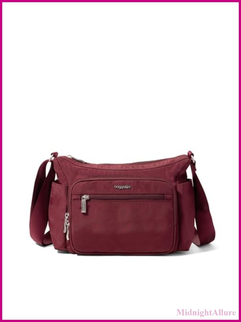 Hobo Crossbody Bag RFID Wallet Phone Pocket Key Leash